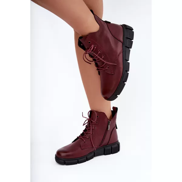  Pantofi de dama BOTO 26BT17-9301 BURGUNDIA 