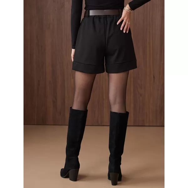  Pantaloni scurți de damă DSTREET SY0626 NEGRU 