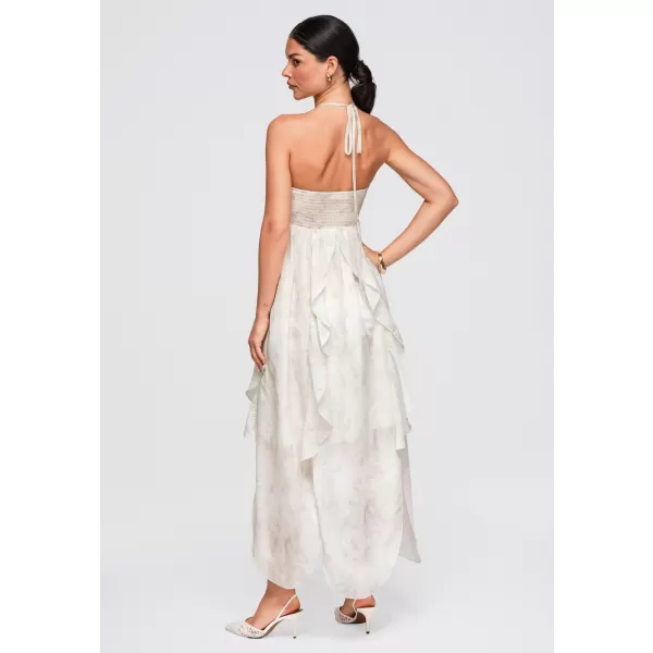  Rochie OMBRE OW-DLR-E0016 BEJ 