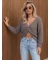 Pulover de dama DSTREET MY2645 FANGO