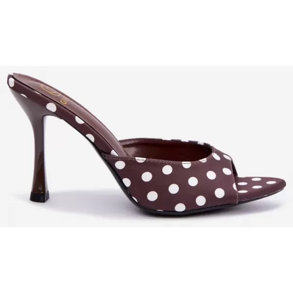  Papuci de damă BOTO SQC-295 BROWN MARO 