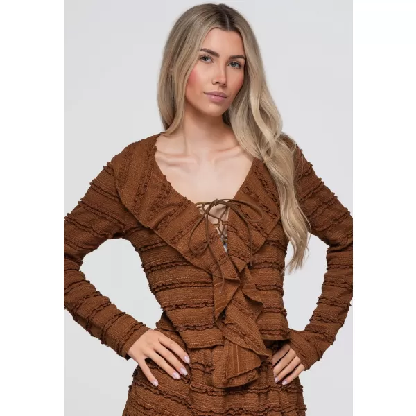  Bluza de dama OMBRE OW-TS-E0067 MARO DESCHIS 