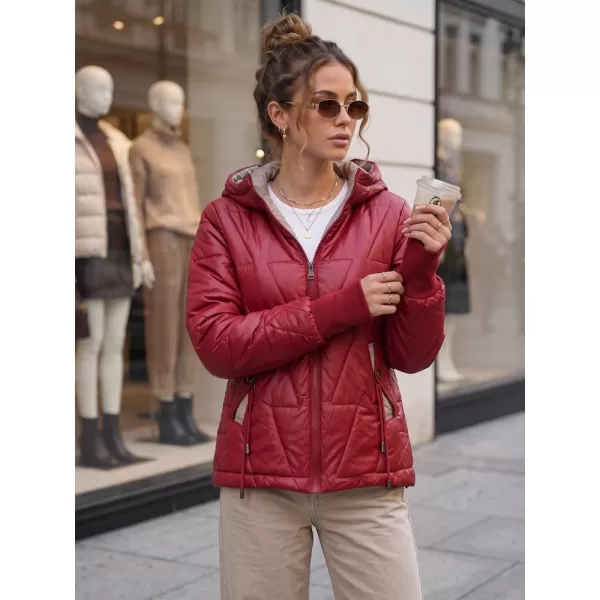  Geaca de dama DSTREET TY5785 BURGUNDIA 