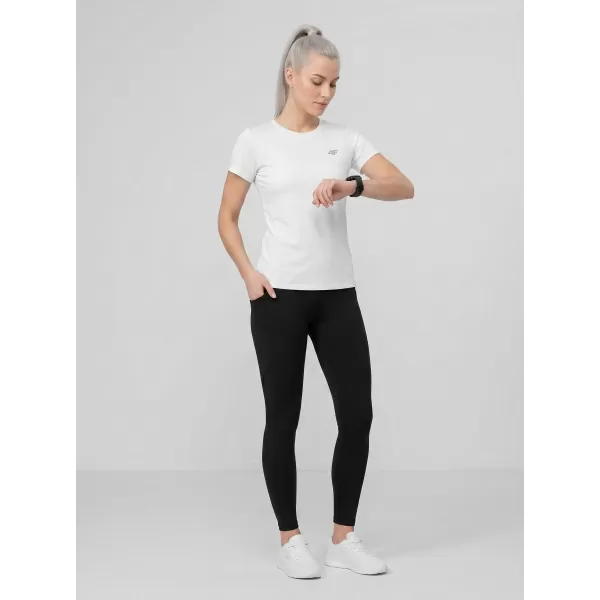  Tricou pentru femei 4F WMM00TTSHF3306 ALB 