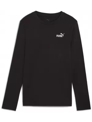 Tricou de dama PUMA ESS SMALL NO. 1 LOGO LONGSLEEVE TEE 682380-01 PUMA NEGRU