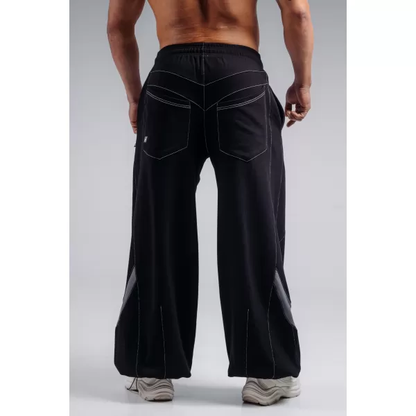  Pantaloni de trening largi NEBBIA PRIMAL 879 NEGRU 