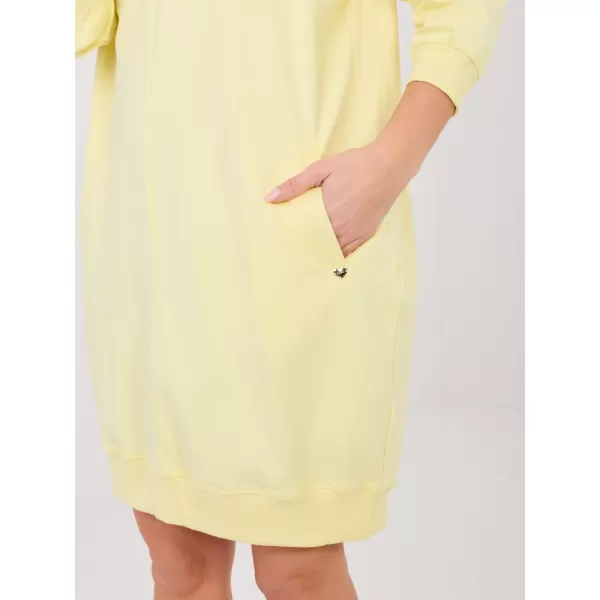  Rochie BASIC FEEL GOOD RV-SK-7203.35P GALBEN STRĂLUCITOR 