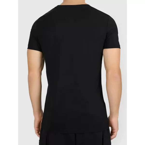  Tricou pentru bărbați 4F WAW25TTSHM2401 NEGRU ADÂNC 