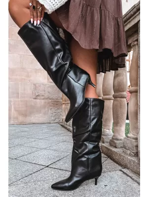 Cizme de dama BOTO 7375/RB175P NEGRU