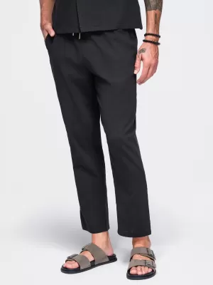 Pantaloni pentru bărbați OMBRE OM-PACP-0312 NEGRU