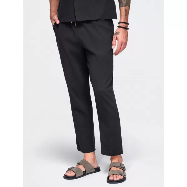  Pantaloni pentru bărbați OMBRE OM-PACP-0312 NEGRU 