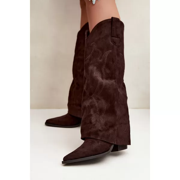  Cizme de cowboy dama BOTO 2588A MARO 