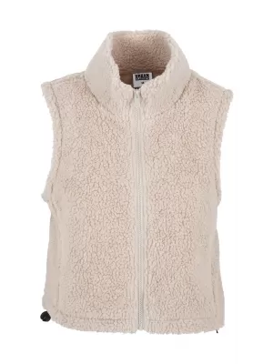 Vesta de dama URBAN CLASSICS TB7087-02903 NISIP ALB