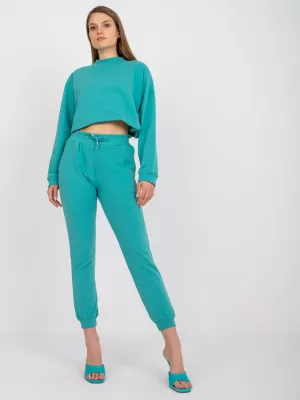 Pantaloni de trening pentru femei BASIC FEEL GOOD AP-DR-A-003 TURCOAZ