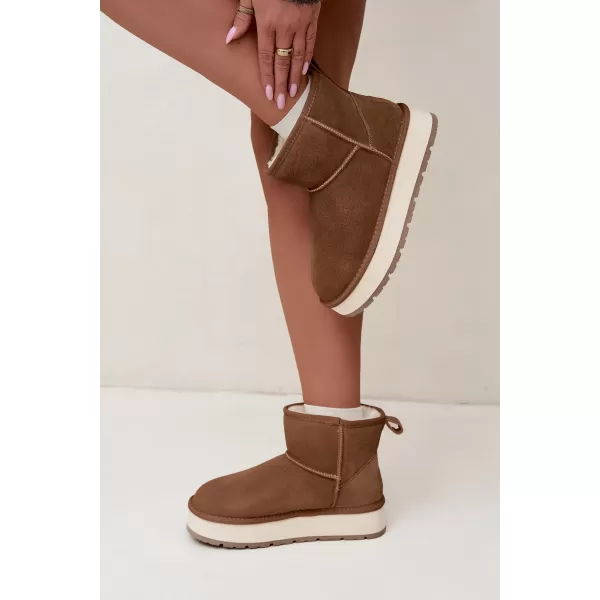  Pantofi de dama BIG STAR SHOES UU274692 MARO/BEJ 
