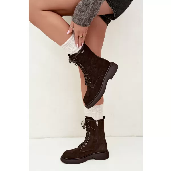  Pantofi de dama BIG STAR SHOES UU274612 MARO/BEJ 