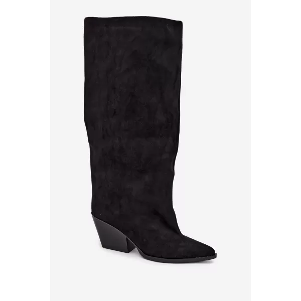  Cizme de dama BOTO 2579A-1 NEGRU 