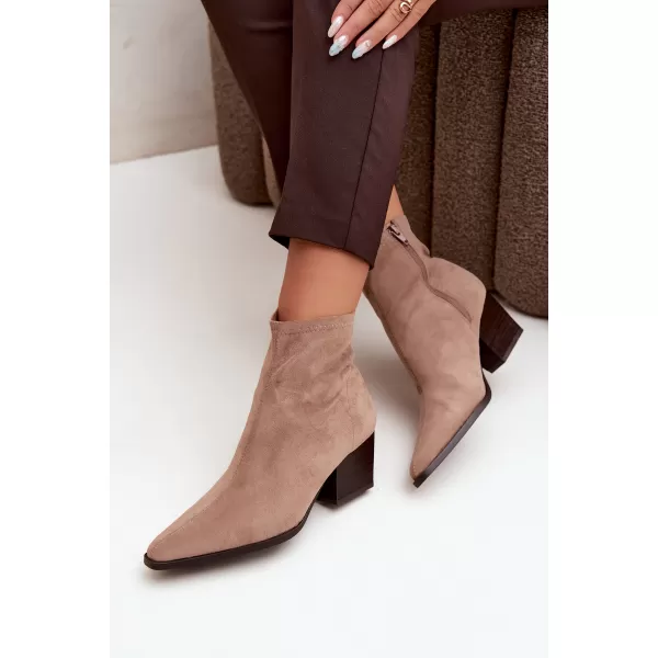  Botine de dama BOTO D-209 BROWN MARO 