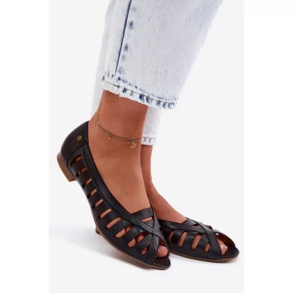  Pantofi de balet pentru femei MACIEJKA P7540-01/00-1 NEGRU 