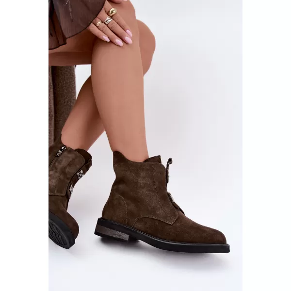  Pantofi de dama D&A CR62-3334 KAKI 