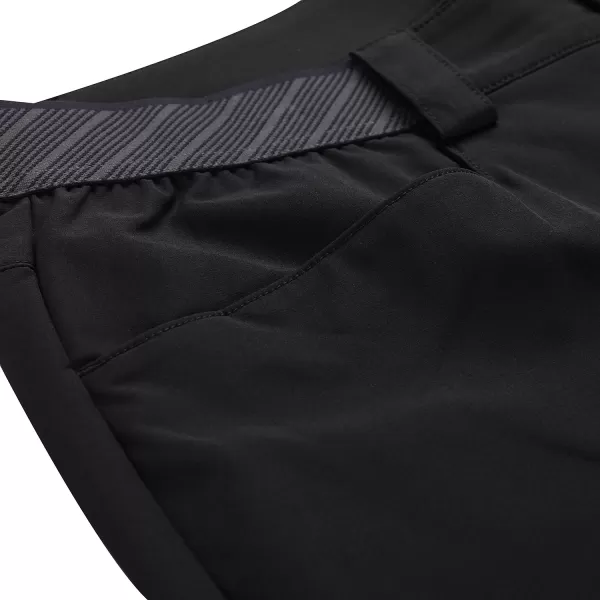  Pantaloni capri pentru bărbați ALPINE PRO WEDER 2 NEGRU 
