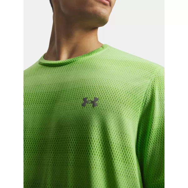  Tricou pentru bărbați UNDER ARMOUR VELOCITI SS 6009517-712 VERDE 