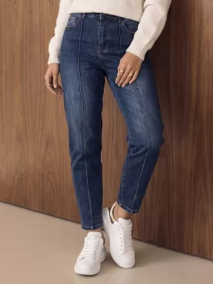 Pantaloni de dama DSTREET UY3203 ALBASTRU