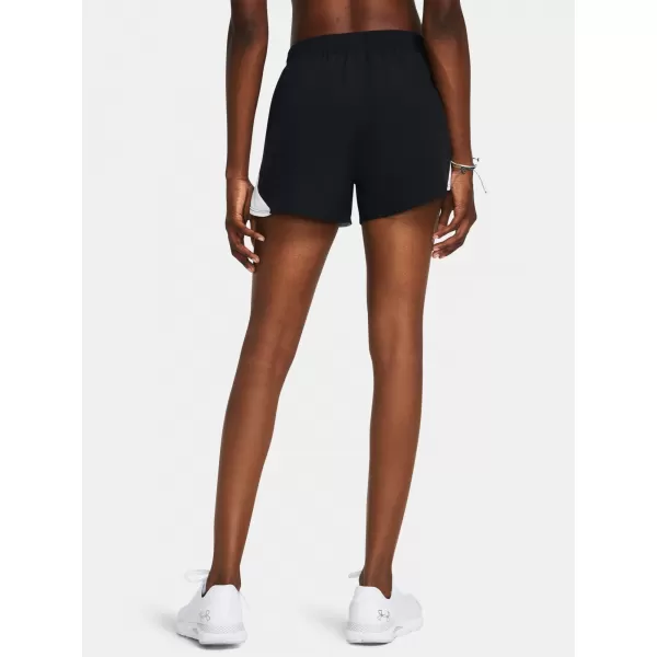  Pantaloni scurți de damă UNDER ARMOUR UA FLY BY 3'' SHORTS 1382438-002 NEGRU 
