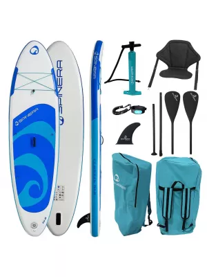 Placă cu vâsle SPINERA CLASSIC 10'8'' PACK 3 ALBASTRU ÎNCHIS/ALB