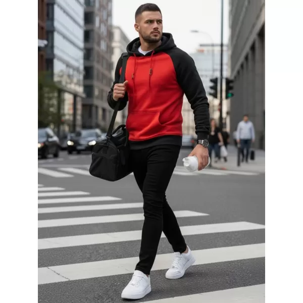  Hanorac pentru bărbați DSTREET BX5491 ROŞU 