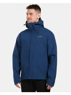 Jachetă hardshell pentru bărbați KILPI MONTANA-M 1M0102KI ALBASTRU ÎNCHIS