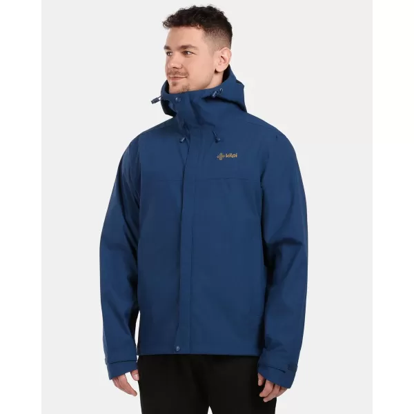  Jachetă hardshell pentru bărbați KILPI MONTANA-M 1M0102KI ALBASTRU ÎNCHIS 