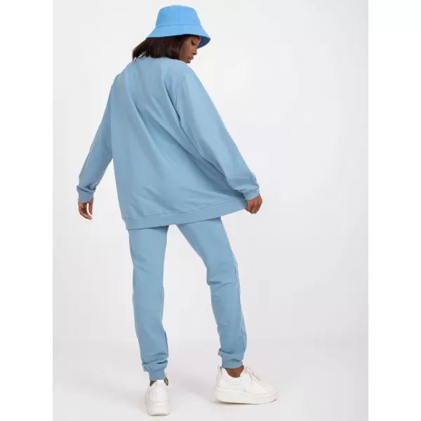  Hanorac de dama BASIC FEEL GOOD AP-BL-A-R001 ALBASTRU DESCHIS 