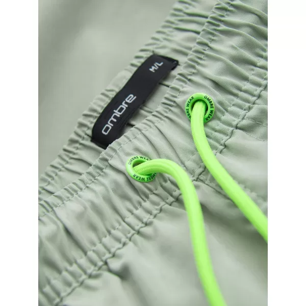  Pantaloni scurți pentru bărbați OMBRE OM-SRSS-0216 MENTĂ 