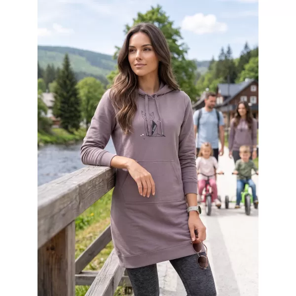  Hanorac prelungit dama ALTISPORT ALW091419 GRI OȚEL 