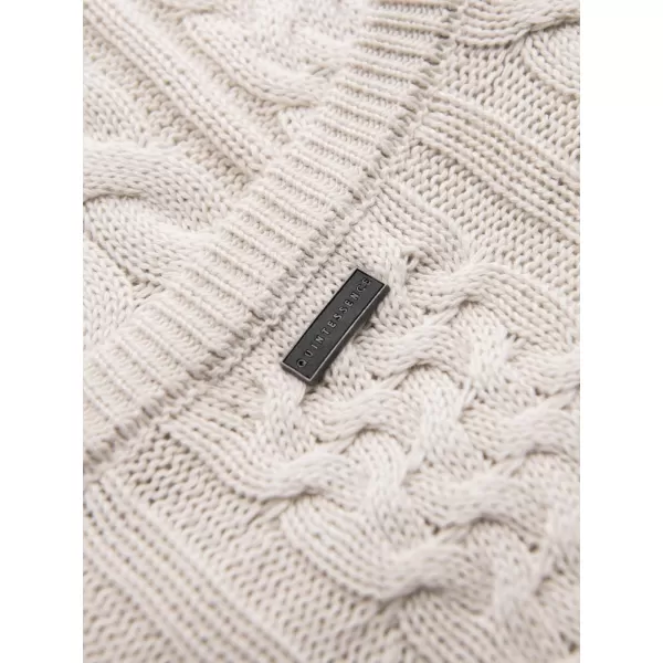  Pulover pentru bărbați OMBRE OM-SWSW-0191 ECRU 