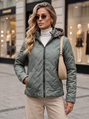Geaca de dama DSTREET TY5775 VERDE
