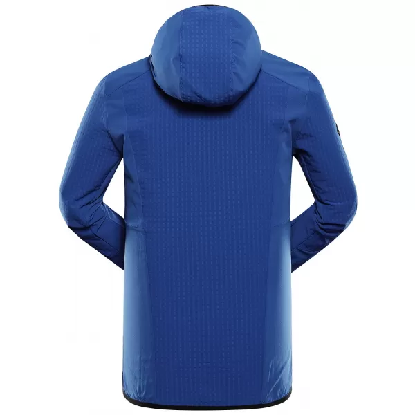  Hanorac cald pentru bărbați ALPINE PRO HURAM ALBASTRU CLASIC 