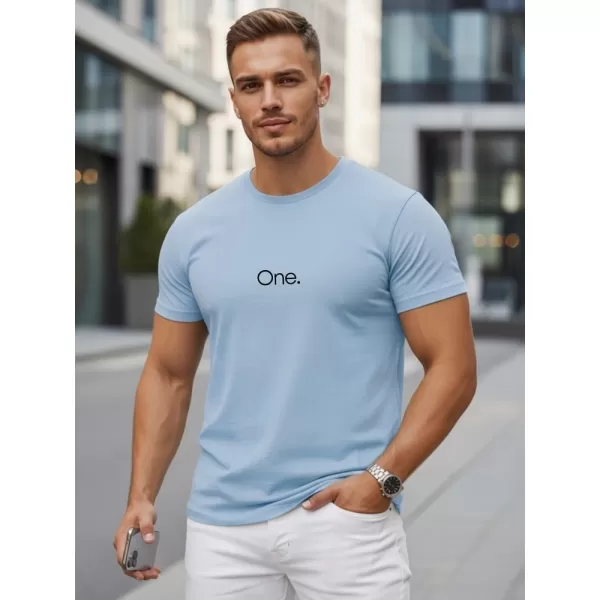  Tricou pentru bărbați DSTREET NX5125R-SK ALBASTRU DESCHIS 