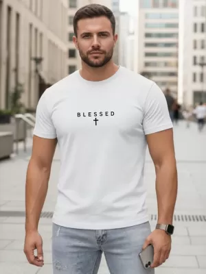 Tricou pentru bărbați DSTREET NX5124R-WH ALB