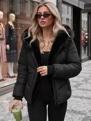 Geaca de dama DSTREET TY5982 NEGRU