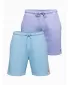 Set de pantaloni scurți pentru bărbați OMBRE Z129 ALBASTRU DESCHIS/VIOLET DESCHIS