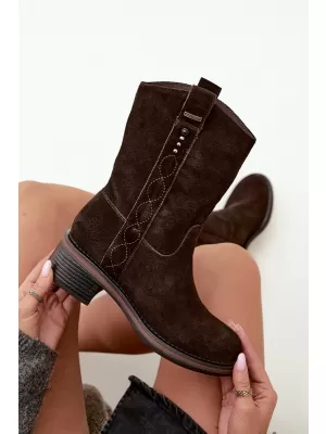 Pantofi de dama BIG STAR SHOES UU274607 CIOCOLATĂ