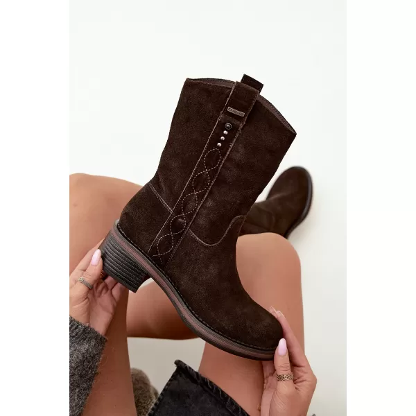  Pantofi de dama BIG STAR SHOES UU274607 CIOCOLATĂ 