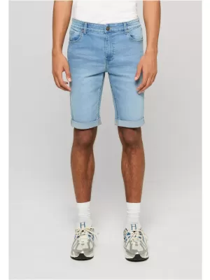 Pantaloni scurți pentru bărbați URBAN CLASSICS TB8457 SPALAT NOU ALBASTRU DESCHIS