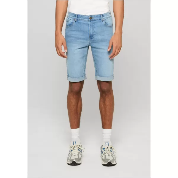 Pantaloni scurți pentru bărbați URBAN CLASSICS TB8457 SPALAT NOU ALBASTRU DESCHIS 