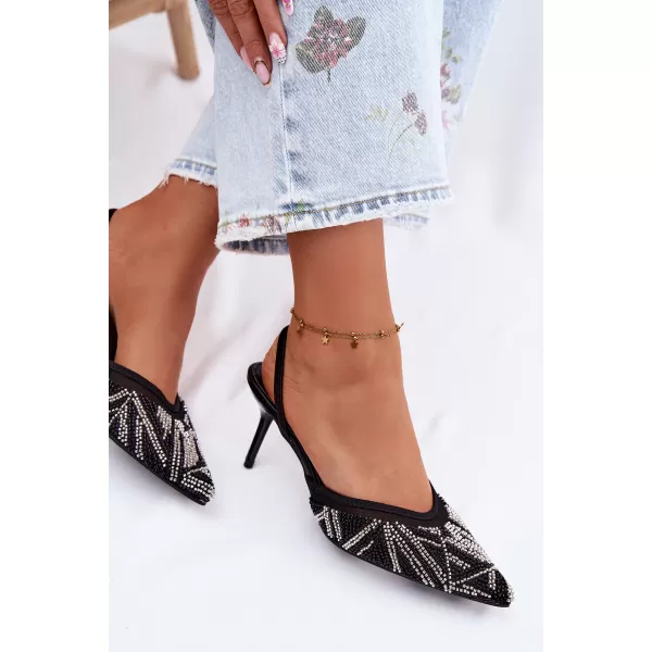  Sandale de dama BOTO SQC-257 NEGRU 