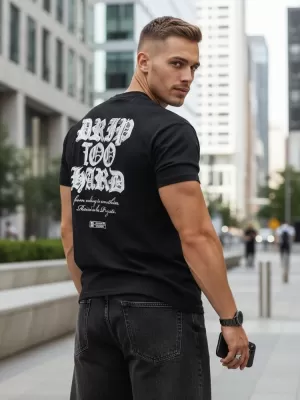 Tricou pentru bărbați DSTREET RX5435 NEGRU
