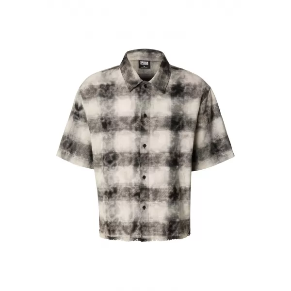  Cămașă pentru bărbați URBAN CLASSICS TB8414-00007 NEGRU 