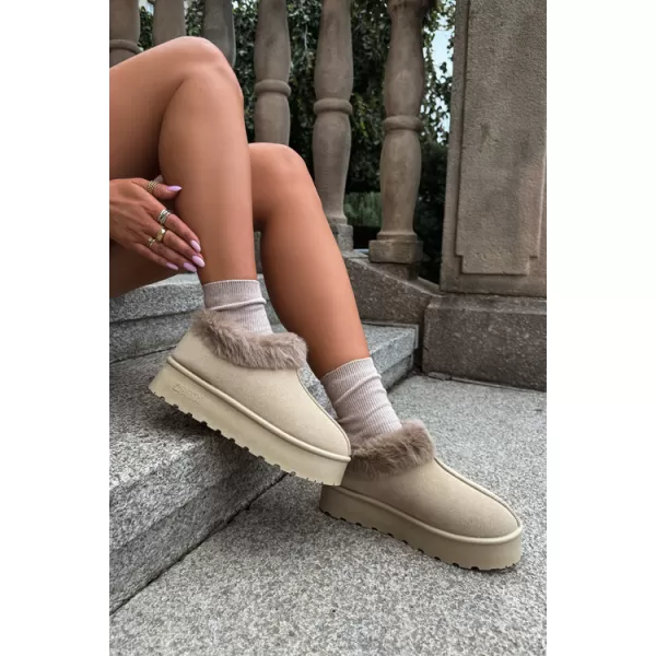  Oameni de zăpadă pentru femei BIG STAR SHOES UU274204 BEJ 